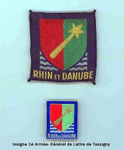 zx- Insigne de la 1ere Armee (Armee de Lattre)
